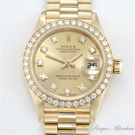 rolex damenarmbanduhr gebraucht|damen rolex mit diamanten.